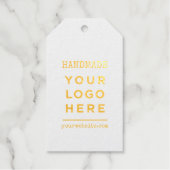 Handgemaakte website | Aangepaste zakelijke Logo Cadeaulabels (Voorkant)