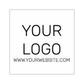 Handgemaakte Website en Logo Rubber Stamp Rubberstempel (Afrduk)