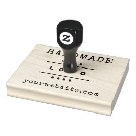 Handgemaakte Website Uw Zakelijk Logo Op Maat Rubberstempel