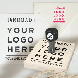 Handgemaakte Website Uw Zakelijk Logo Op Maat Rubberstempel