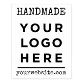 Handgemaakte Website Uw Zakelijk Logo Op Maat Rubberstempel (Afrduk)