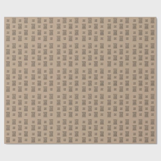 Handgemaakte website Uw zakelijke Logo Cadeaupapier (Vlak)