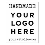 Handgemaakte website Uw zakelijke Logo Rubberstempel (Afrduk)