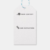 Handgemaakte winkel ・ logo cadeaulabel (Achterkant)