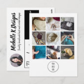 Handgemaakte winkelverpakking Invoegen Collage + c Briefkaart (Voorkant / Achterkant)