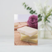 Handgemaakte zeep briefkaart (Staand voorkant)