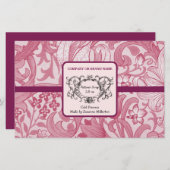 Handgemaakte zeep inpakpapier  ontwerpblad (Voorkant / Achterkant)