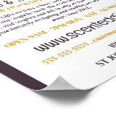 Handgemaakte zeep, kaars en zeep Maker Adverteren Poster (Hoek)