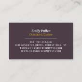 Handgemaakte zeep, kaars en zeep Maker Visitekaartje (Achterkant)