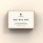 Handgemaakte zeep-label voedselcontainer etiket