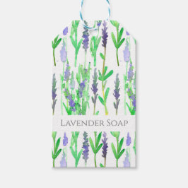 Handgemaakte Zeep Lavendel Bloemen Kruiden Shop Pr Cadeaulabel