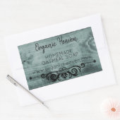 Handgemaakte zeep rustieke hout land product label (Envelop)