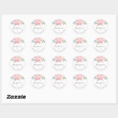 Handgemaakte Zeep Sticker Bloemen Roos Geranium (Vel)