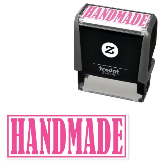 Handgemaakte zelfgemaakte business ingelijst eenvo zelfinktende stempel (In situ)