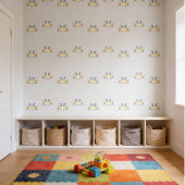 Handgemalte Vögel - Aquarell-Design - Kinderzimmer Behang