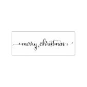 Handgemerkt Merry Christmas Rubber Stamp Rubberstempel (Gestempeld)