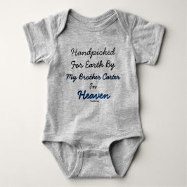 Handgeplukt uit de hemel van mijn ..... baby baby romper