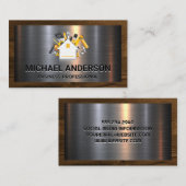 Handgereedschap | Aluminiummetaal | Hout Visitekaartje (Voorkant / Achterkant)