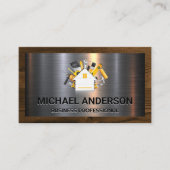 Handgereedschap | Aluminiummetaal | Hout Visitekaartje (Voorkant)