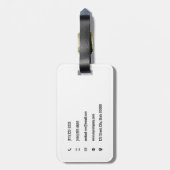  handgereedschap bagagelabel (Achterkant verticaal)