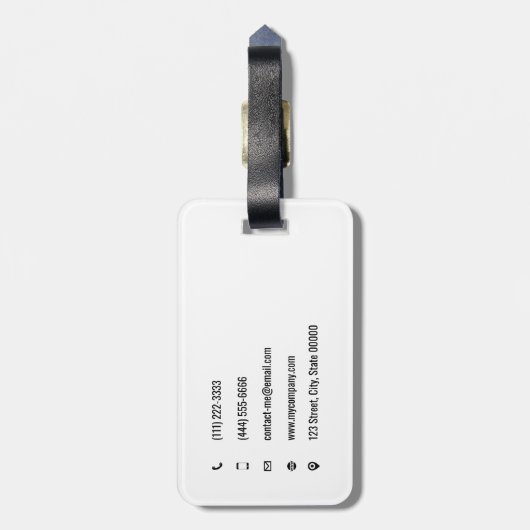 handgereedschap bagagelabel (Achterkant verticaal)