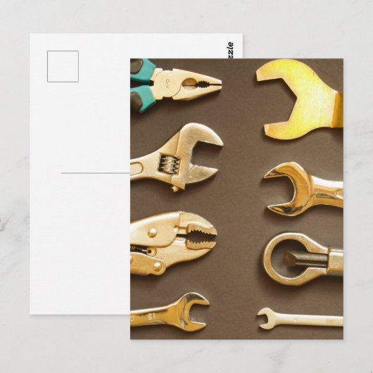 Handgereedschap Briefkaart (Voorkant / Achterkant)