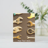 handgereedschap briefkaart (Staand voorkant)