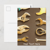 handgereedschap briefkaart (Voorkant / Achterkant)