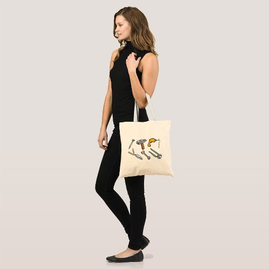 Handgereedschap Hamer Boor Spijker en Sleutel Tote Bag