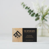 Handgereedschap | Handyman | Bouwnijverheid Logo Visitekaartje (Staand voorkant)