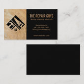 Handgereedschap | Handyman | Bouwnijverheid Logo Visitekaartje (Voorkant / Achterkant)