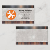 Handgereedschap | Hout Metaal Materiaal Visitekaar Visitekaartje (Voorkant / Achterkant)