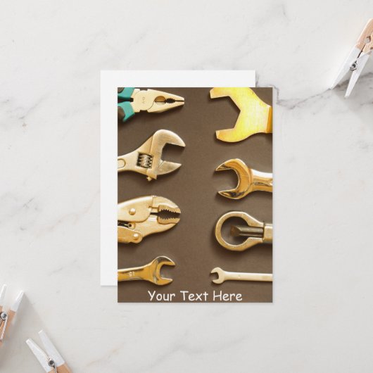  handgereedschap kaart (Voorkant / Achterkant in situ)