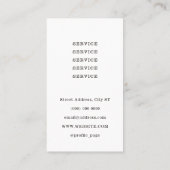 Handgereedschap logo visitekaartje (Achterkant)