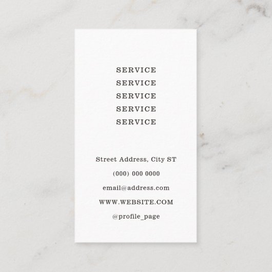 Handgereedschap logo visitekaartje (Achterkant)