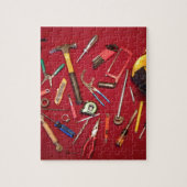 Handgereedschap met handbediende gereedschappen en legpuzzel (Verticaal)