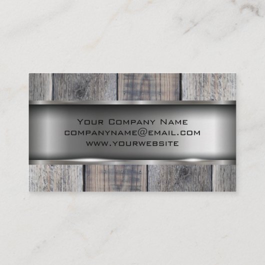 Handgereedschap | Metaal en Hout Visitekaartje (Achterkant)