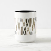 Handgereedschap van de elektricien mok (Midden)