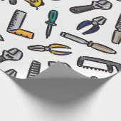 Handgereedschapspatroonkleur Cadeaupapier (Hoek)