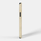Handgeschept papier witgrijs iPhone hoesje (Rechterkant)
