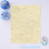 Handgeschept vezelpapier flyer (Enkel)