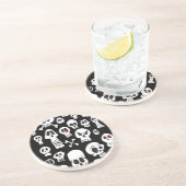 Handgescheurde schedels zandsteen onderzetter (Zijkant)