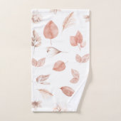 Handgeschilde elementen van de Waterverf in Autumn Bad Handdoek (Handdoek)