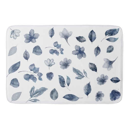 Handgeschilde elementen van de Waterverf in Autumn Badmat (Voorkant)