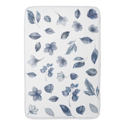 Handgeschilde elementen van de Waterverf in Autumn Badmat (Voorkant Verticaal)