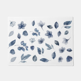 Handgeschilde elementen van de Waterverf in Autumn Deurmat