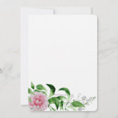 Handgeschilde Rozen Kaart (Achterkant)