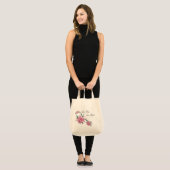 Handgeschilde Rozen La Vie en Roos Tote Bag (Voorkant (model))