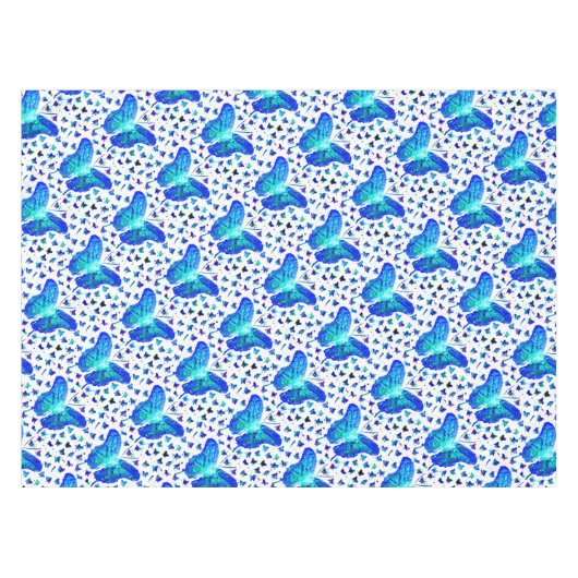 Handgeschilde vlindertablet tafelkleed (Voorkant (Horizontaal))