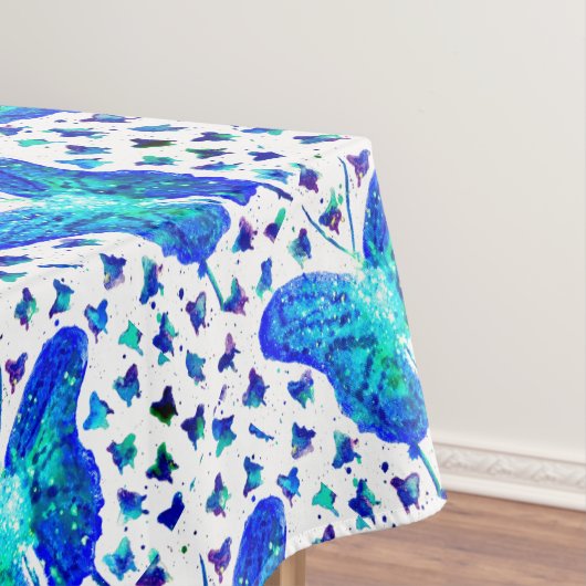 Handgeschilde vlindertablet tafelkleed (Voorbeeld)